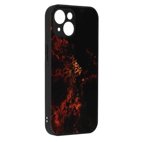 Husa pentru iPhone 15 Plus Antisoc Personalizata Nebuloasa Rosie Glaze [1]