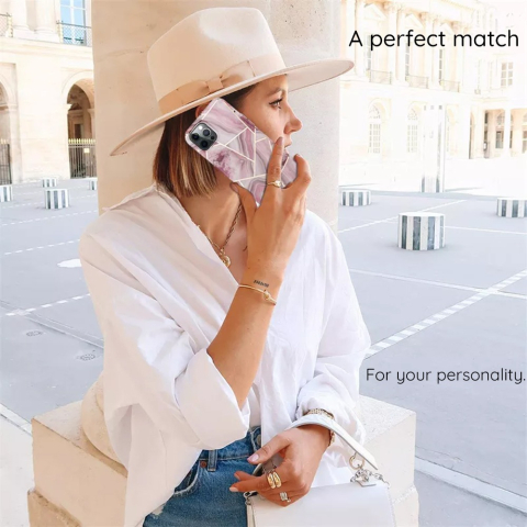 Husă protecție Samsung Galaxy A13 4G, Multicolor, Imprimeu Marmură, Carcasă Slim Rezistentă, Compatibilă Wireless – Techsuit Marble [5]