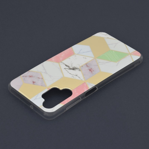 Husă protecție Samsung Galaxy A13 4G, Multicolor, Imprimeu Marmură, Carcasă Slim Rezistentă, Compatibilă Wireless – Techsuit Marble [7]