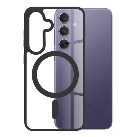 Huse Samsung - Husă protecție Samsung Galaxy S24 Plus, antisoc, MagSafe, încărcare wireless, negru, colțuri air cushion – TCCMG