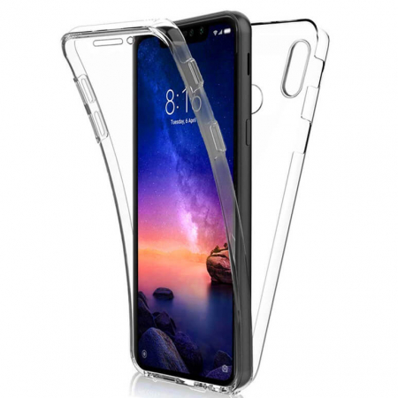 Husa Samsung Galaxy A21 360 Grade Silicon Fata Spate Transparenta