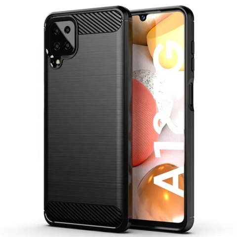 Huse Samsung Galaxy A22 4G 2021 - Husa Samsung Galaxy A22 4G Carbon Negru Techsuit