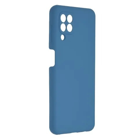 Husa Samsung Galaxy A22 4G Silicon Albastru Slim Mat cu Microfibra SoftEdge [4]