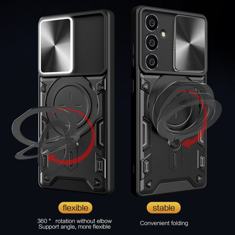 Husa Samsung Galaxy A25 5G Antisoc cu Protectie Camera Negru TCGP [2]