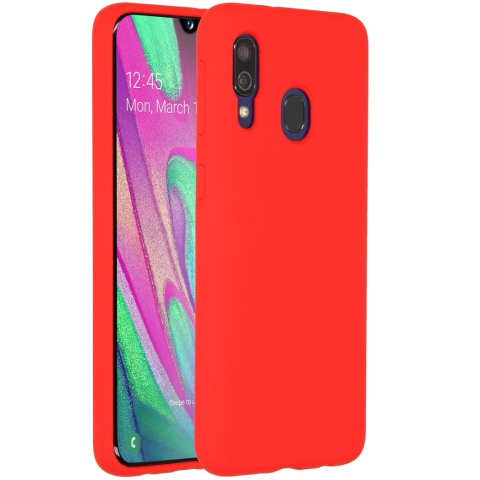 Huse Samsung Galaxy A40 2019 - Husa Samsung Galaxy A40 Rosu Silicon Slim protectie Premium Carcasa