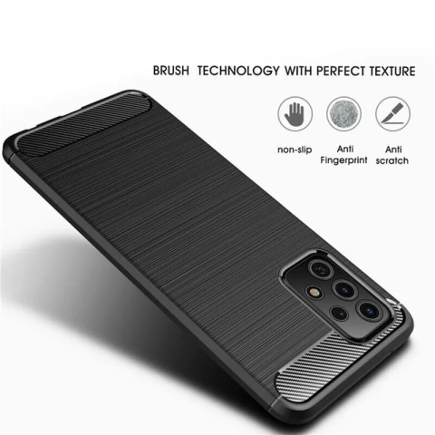 Husa Samsung Galaxy A53 5G Carbon Negru Techsuit [2]