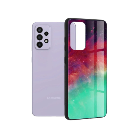 Huse Samsung Galaxy A72 2021 - Husa Samsung Galaxy A72 5G Antisoc Personalizata Oceanul de Foc Glaze