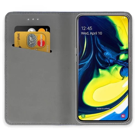 Husa Samsung Galaxy M51 Tip Carte Flip Cover Smart Albastru [1]