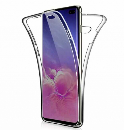 Husa Samsung Galaxy S10 Full Cover 360 Grade Transparenta [0]