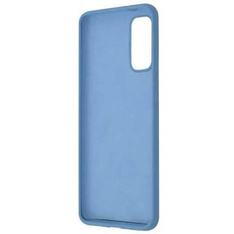 Husa Samsung Galaxy S20 Silicon Albastru Slim Mat cu Microfibra SoftEdge [2]