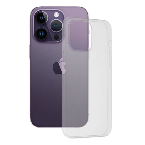 Huse iPhone 14 Pro Max - Husa Silicon iPhone 14 Pro Max Transparenta CSTH Bulk