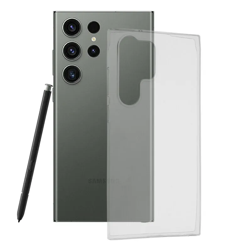 Huse Telefoane - Husa Silicon Samsung Galaxy S23 Ultra Transparenta CSTH