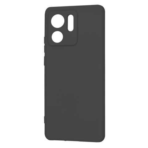 Husă spate Motorola Edge 40 / Edge 2023, negru, slim, antișoc cu microfibră – Techsuit SoftFlex [2]