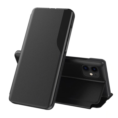 Huse iPhone - Husa Tip Carte iPhone 11 Negru TCHEFD
