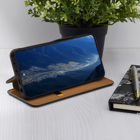 Husa Tip Carte Motorola Edge 50 Neo cu Flip Magnetic VerdeTSWP [1]