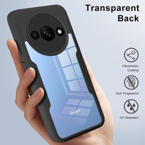 Husa Xiaomi Redmi A3 360 grade silicon TPU transparenta Roz [2]