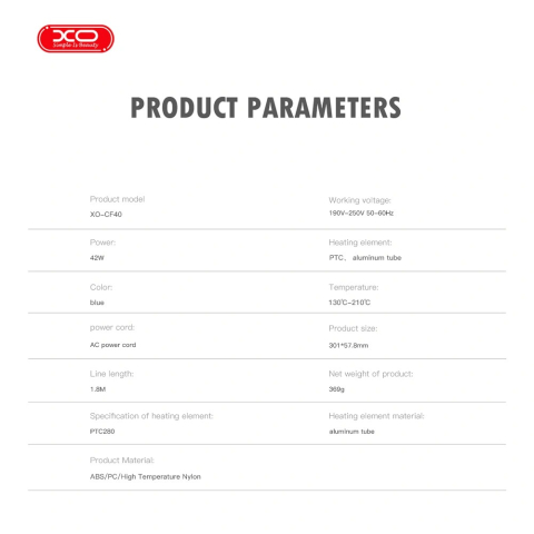 Ondulator de Păr Inteligent Rotire automată Control Temperatură XO CF40 [3]