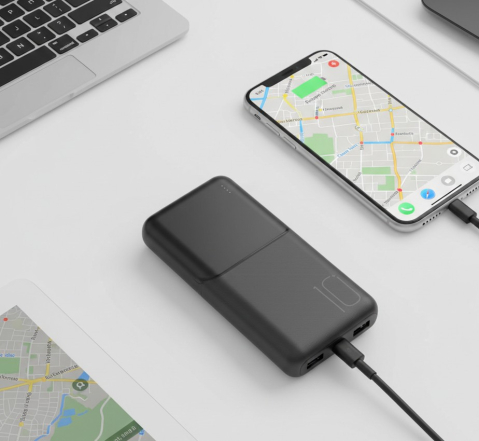 PowerBank XO PR251/PB312 10000 mAh Negru USB-C USB-A LED [3]