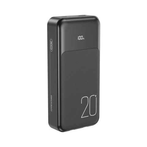 Baterii externe / Powerbank - PowerBank 20000 mAh USB-C & USB-A, Fast Charging, Negru – XO PR249