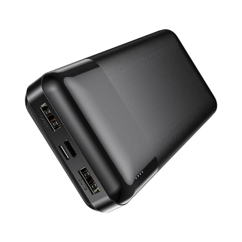 Baterii externe / Powerbank - PowerBank 20000 mAh, USB-C & USB-A, Negru – Atlas