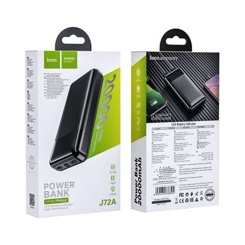 PowerBank 20000 mAh, USB-C & USB-A, Negru – Atlas [2]
