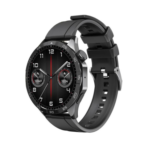 Smartwatch negru cu ecran AMOLED 1,43” și monitorizare sănătate XO Watch4 [1]