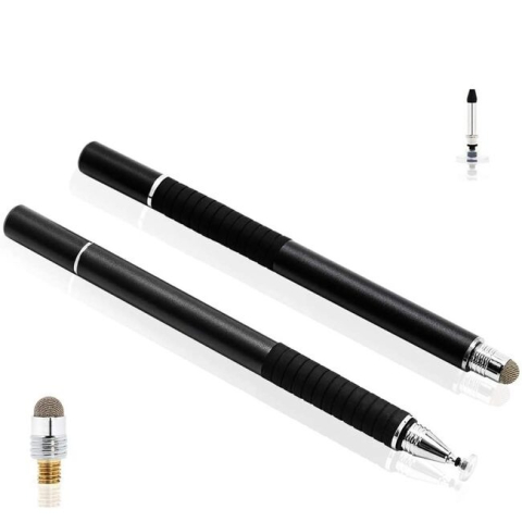 Stylus Pen 2in1 Universal Negru – Android, iOS, Design Ergonomic – Techsuit JC02 [9]