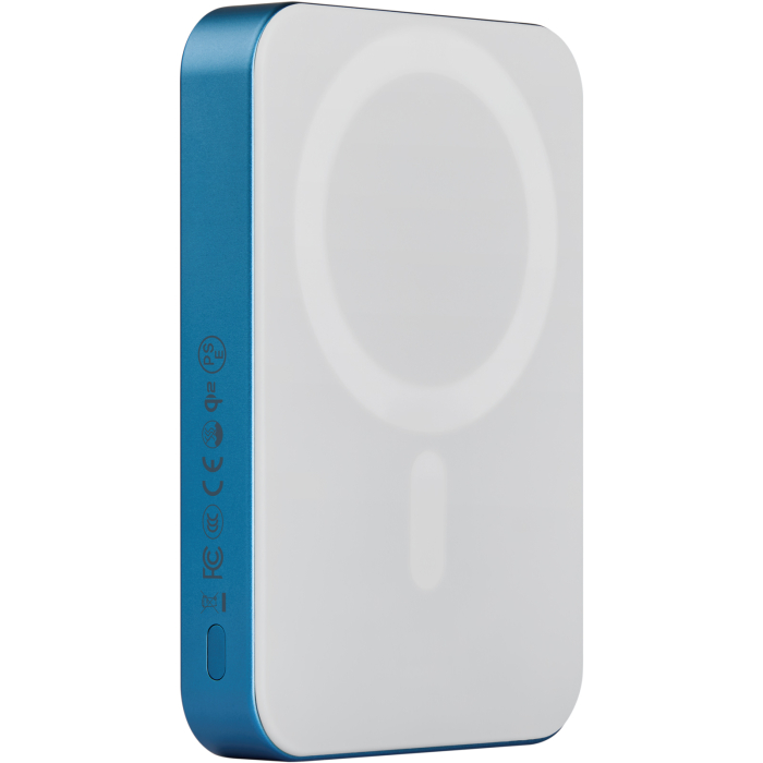 Baterie Externa Magnetica PITAKA, Magsafe, Design Ultra Subtire, 15W Wireless, 10000mAh, Moonrise [3]