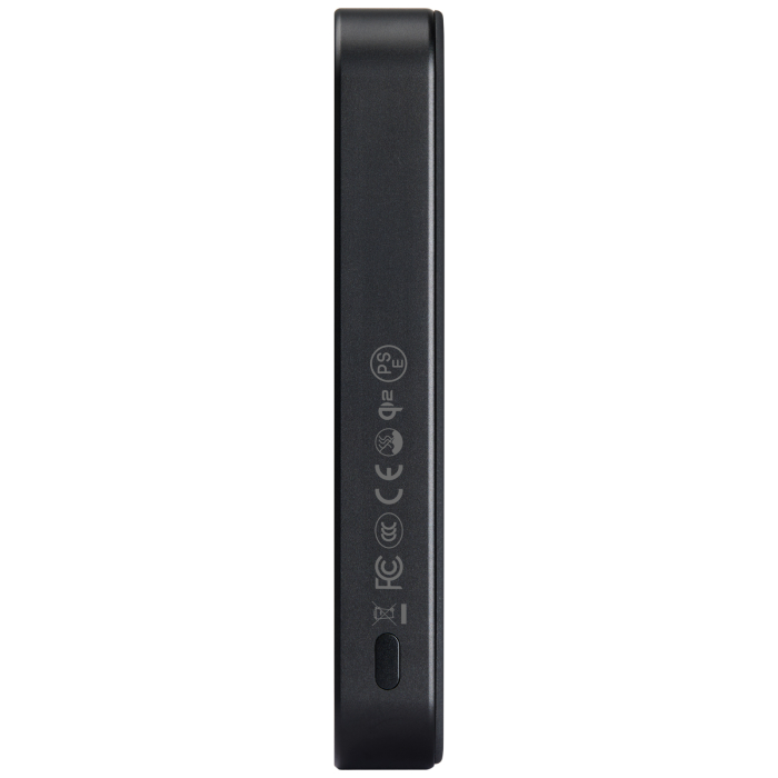 Baterie Externa Magnetica PITAKA, Magsafe, Design Ultra Subtire, 15W Wireless, 10000mAh, Negru/Gri [6]