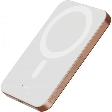 Baterie Externa Magnetica PITAKA, Magsafe, Design Ultra Subtire, 15W Wireless, 5000mAh, Sunset [9]