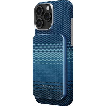 Baterie Externa Magnetica PITAKA, Magsafe, Design Ultra Subtire, 15W Wireless, 5000mAh, Moonrise [4]