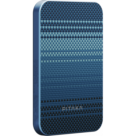 Baterie Externa Magnetica PITAKA, Magsafe, Design Ultra Subtire, 15W Wireless, 5000mAh, Moonrise [6]