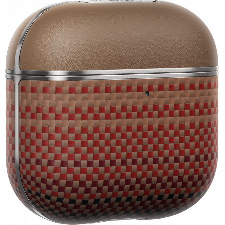 [Outlet] Carcasa MagEZ pentru AirPods 4, Fibra de Aramida, Sunset [7]