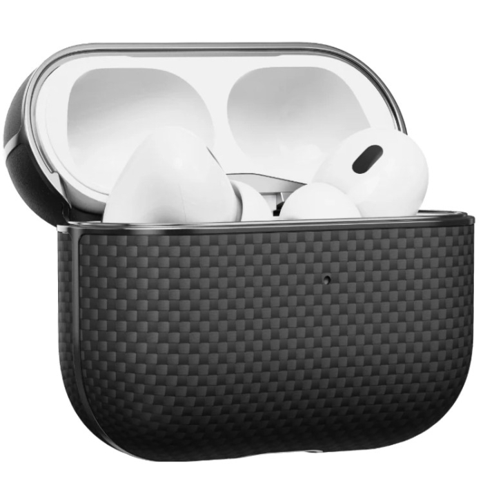 [Outlet] Carcasa MagEZ pentru AirPods Pro/Pro 2, Negru/Gri [2]