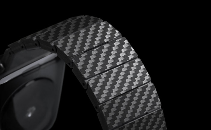 Curea din Fibra de Carbon Apple Watch seriile 1 - 9 / SE / Ultra/Ultra 2 , 38/40/41/42/44/45 mm Modern [9]