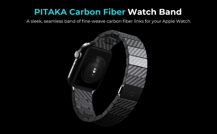 Curea din Fibra de Carbon Apple Watch seriile 1 - 9 / SE / Ultra/Ultra 2 , 38/40/41/42/44/45 mm Modern [8]