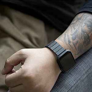 Curea din Fibra de Carbon Apple Watch seriile 1 - 9 / SE / Ultra/Ultra 2 , 38/40/41/42/44/45 mm Modern [2]
