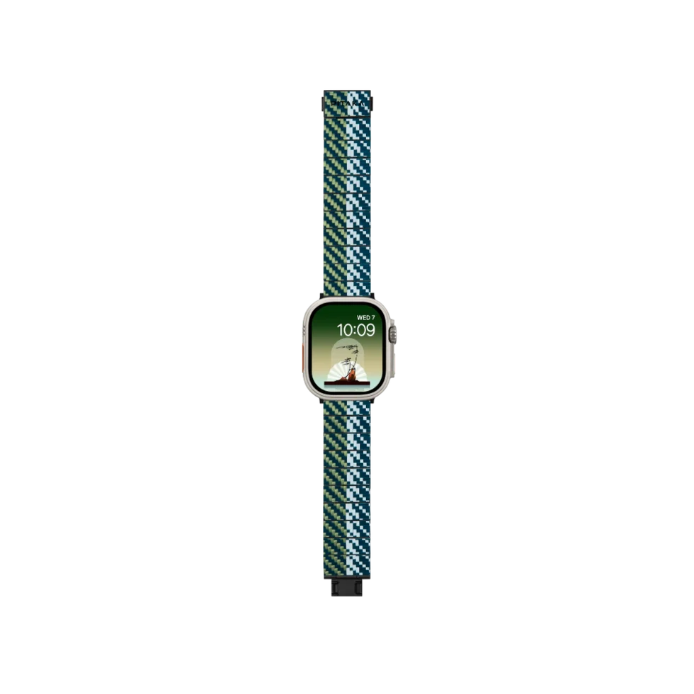 Curea din Fibra de Carbon Poetry of Things pentru Apple Watch seriile 1 - 9 / SE / Ultra/Ultra 2 , 38/40/41/42/44/45/49 mm [5]
