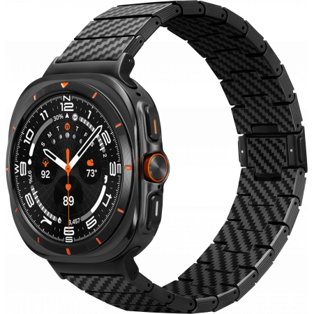 Curea PITAKA din Fibra de Carbon pentru Samsung Galaxy Watch Ultra 47mm, Usoara si Rezistenta [3]
