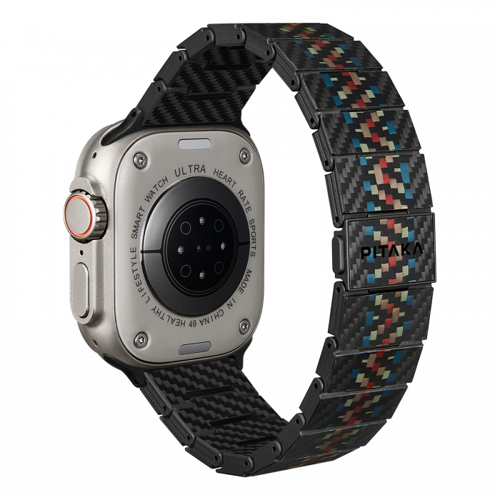 Curea din Fibra de Carbon Rhapsody pentru Apple Watch seriile 1 - 9 / SE / Ultra/Ultra 2 , 38/40/41/42/44/45/49 mm [2]