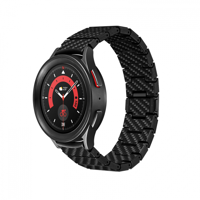 [OUTLET] Curea din Fibra de Carbon pentru Samsung Galaxy Watch5, Watch5 Pro, Watch6, Watch6 Classic, Watch7 40/42/44/45/46/47mm [1]