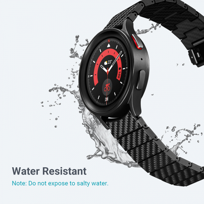 Curea din Fibra de Carbon pentru Samsung Galaxy Watch5, Watch5 Pro, Watch6, Watch6 Classic, Watch7 40/42/44/45/46/47mm [7]