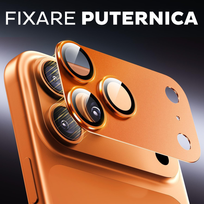 Folie de camera completa pentru iPhone 17 Pro Max - Cosmic Orange/Portocaliu [2]
