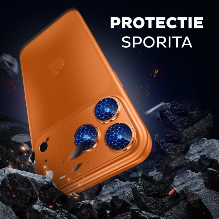 Folie de camera completa pentru iPhone 17 Pro Max - Cosmic Orange/Portocaliu [8]