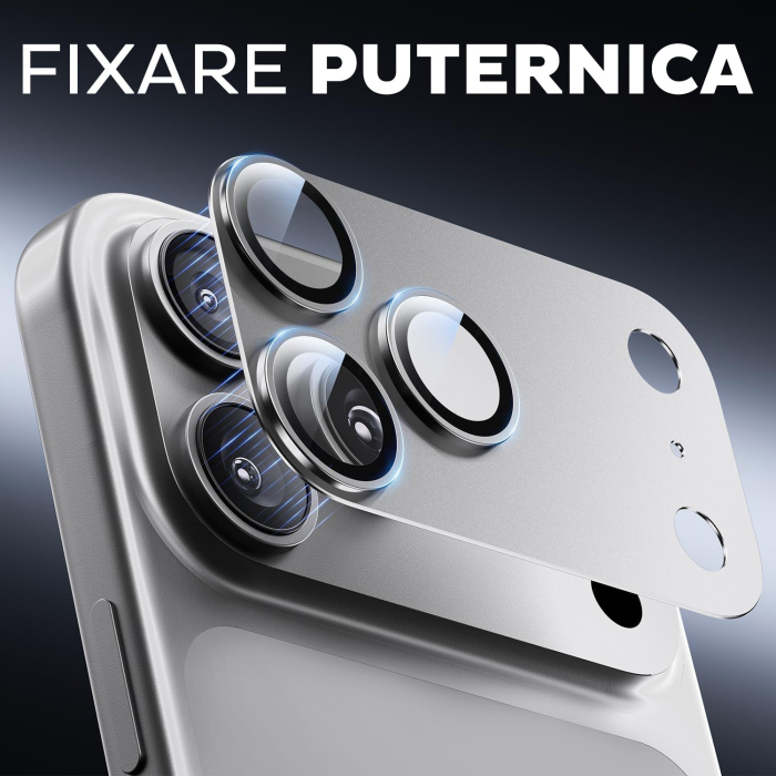 Folie de camera completa pentru iPhone 17 Pro Max - Argintiu/Silver [5]