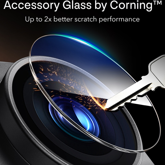 Folie de camera iPhone 18 Pro Armorite® Pro Camera Lens Protector (Completa), Black [4]