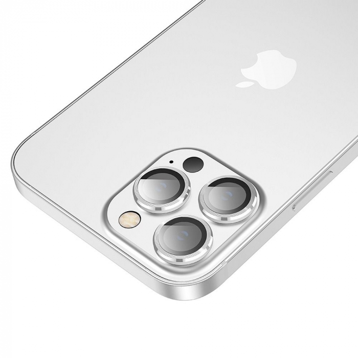 Folie de camera pentru iPhone 13 Pro Max - Argintiu [3]