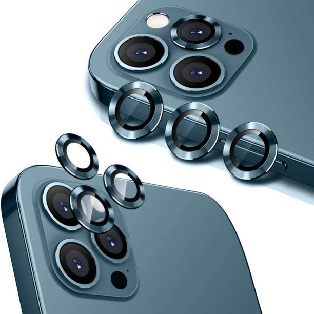 Folie de camera pentru iPhone 13 Pro Max - Albastru [2]