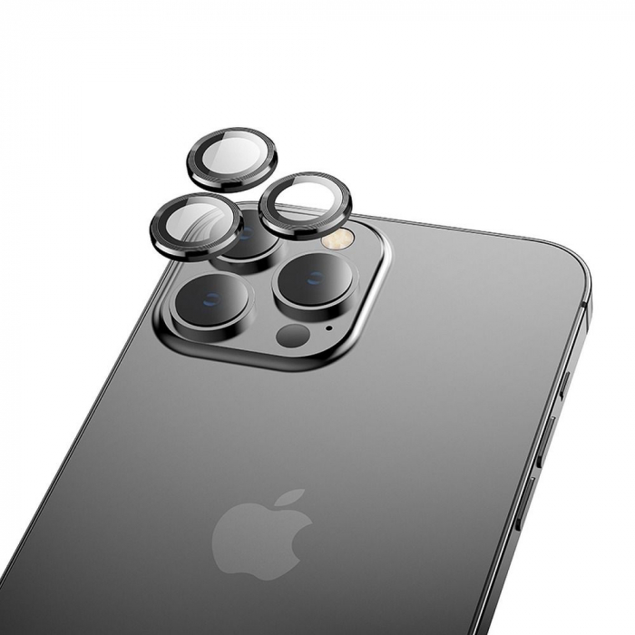 Folie de camera pentru iPhone 13 Pro Max - Negru [3]