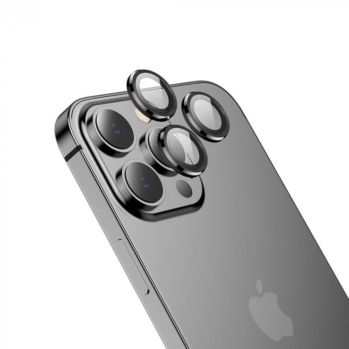 Folie de camera pentru iPhone 13 Pro Max - Negru [2]
